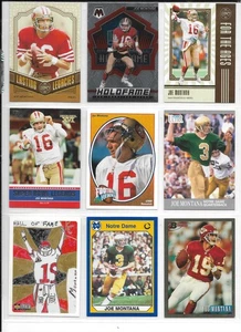 RIESIGES JOE MONTANA 85 KARTEN 75 VERSCHIEDENE LOT b KC CHIEFS 49ers - Bild 1 von 1