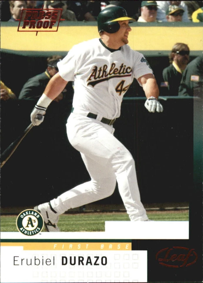 2004 Leaf Press Proofs Red #67 Erubial Durazo - Image 1 of 2