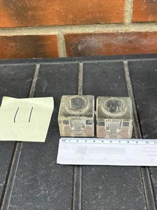 Tintenfass Paar Glas Schreibtisch Kurioses 20er Jahre Art Deco Artikel ausgefallen Kurioses interessant - Bild 1 von 2
