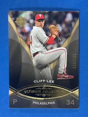 Upper Deck Ultimate Collection #45 2009 Cliff Lee Philadelphia Phillies #/599 Foto 1 de 2