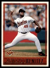1997 Topps Baseball Card Armando Benitez Baltimore Orioles #484