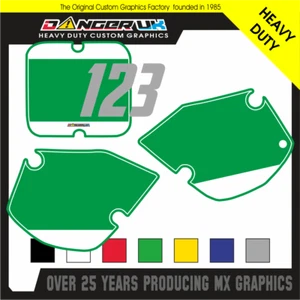 Kawasaki KX 80 MX 1992-1997 Motocross Graphics Background decals - Picture 1 of 1
