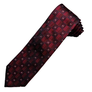 John W. Norstrom 100% Silk Men's Jacquard Geometric Necktie 3.75"W x 63"L - Picture 1 of 6