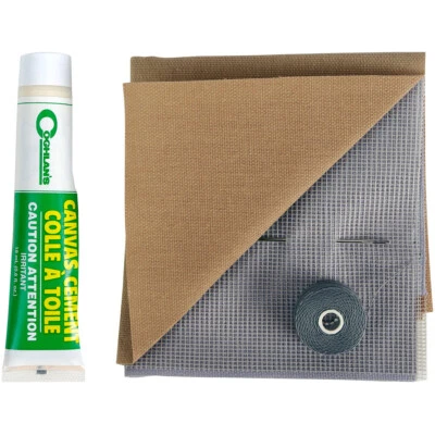 Coghlan's Tent Repair Kit, Quick Emergency Canvas & Nylon Patches Screen Cement - Image 1 of 2