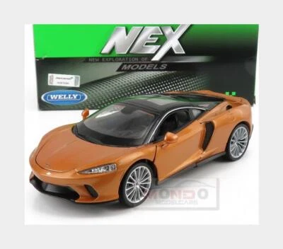 1:24 WELLY Mclaren Gt 2019 Gold Black WE24105GD - Immagine 1 di 2