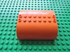 Lego 1 x dach kadłuba pomarańczowy 8x8x2 zakrzywiony 54095 zestaw 7706