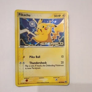 Pokemon Karte - Pikachu 60/106 EX Smaragd Reverse Holo Vintage - NM/LP - Bild 1 von 10