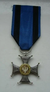 POLISH POLAND WWII ORDER VIRTUTI MILITARY 5 class, type Home Army - Picture 1 of 4