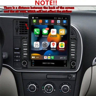 Radio estéreo para automóvil 9,7"" vertical Android 13 GPS 1G+16 GB para SAAB 9-3 93 2007-2011 Foto 1 de 4