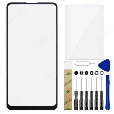 Repuesto de pantalla de lente de vidrio frontal para LG K51s LM-K510 LM-K510BMW + Kit de herramientas Foto 1 de 4