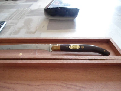 couteau LAGUIOLE foie gras coutelerie DOZORME Claude dans coffret - Photo 1/4