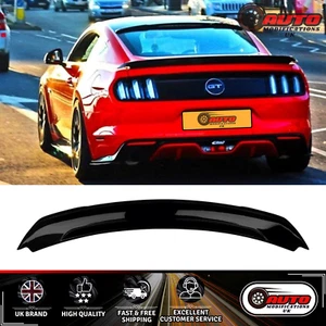 Ford Mustang GT Style Rear Boot Spoiler Wing Lip Body Kit Gloss Black 2015-2021 - Picture 1 of 9