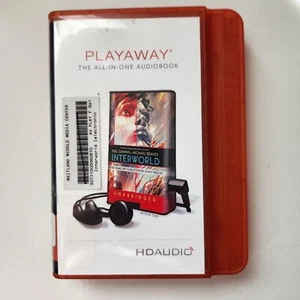 Interworld by Michael Reaves, Neil Gaiman Playaway Audiobook, Former Library Cop - Picture 1 of 7