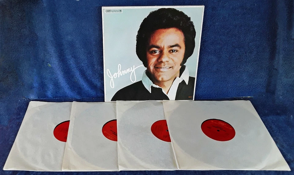 JOHNNY MATHIS - JOHNNY - CBS / COLUMBIA SPECIAL PRODUCTS -- (4) LP BOX  - 1979 - Image 1 of 1