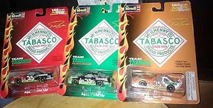 3 different car lot TABASCO PEPPER SAUCE 1/64 BRETT BODINE DIECAST CARS - Picture 1 of 6
