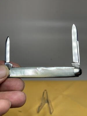 FACA CANETA VINTAGE CASE BRADFORD 1914-1920 CABO PÉROLA excelente pré-testada - Imagem 1 de 4