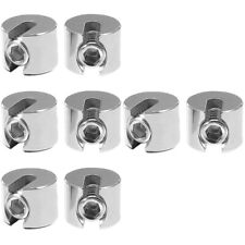  8 Pcs Wire Rope Clamp Stainless Steel Cable Clip for Deck Fastener