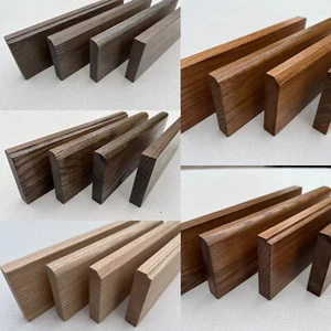 SOLID OAK SKIRTING BOARD CHOICE FINISH OR TYPE 20 x 120 mm - Picture 1 of 12