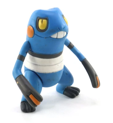 Figura de acción de vinilo PVC Croajunk Jakks Pacific 2007 Pokemon 3" Foto 1 de 4