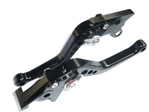 SUZUKI GSXR1100  1989-1998 SHORT BLACK BRAKE & CLUTCH LEVERS ROAD TRACK S15D - Picture 1 of 7
