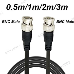 BNC Male To Male Adapter Cable For CCTV Camera Coaxial Connector Cable Camera - Picture 1 of 6