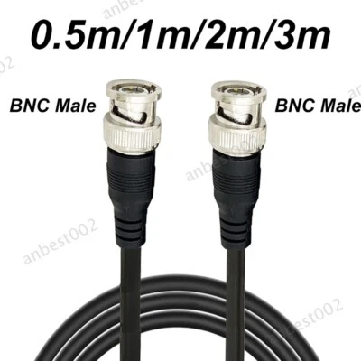 BNC Male To Male Adapter Cable For CCTV Camera Coaxial Connector Cable Camera - Image 1 of 4