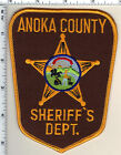 Anoka County Sheriff's Dept. (Minnesota) Shoulder Patch New 1991