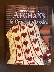 Leisure Arts RedHeart Afghans CrochetPattern Book Christmas Snowflakes Angels ++ - Picture 1 of 21