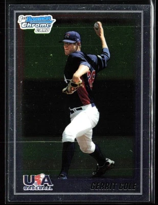 1st Bowman Chrome USA Baseball #BC5 Gerrit Cole Yankees - Image 1 of 2