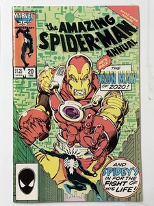 Amazing Spider-Man Anual #20 (1986) 1ª aplicación de portada. de Iron Man 2020 en 9.0... - Imagen 1 de 2