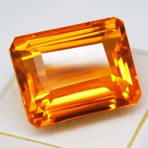 Natürlicher makelloser Topazolith Granat 35,1 ct Billion AGL zertifiziert loser Edelstein - Bild 1 von 4