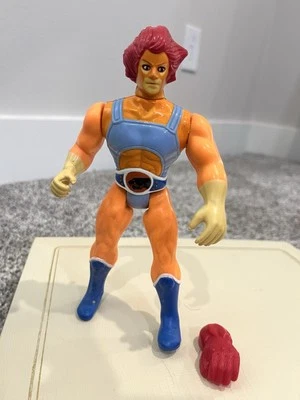 Figura de acción vintage Lion-O Orange Hair & Claw Thundercats 1985 LJN Foto 1 de 4