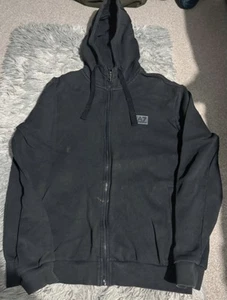 Mens EA7 Black Hoodie Size Extra Large - Picture 1 of 5