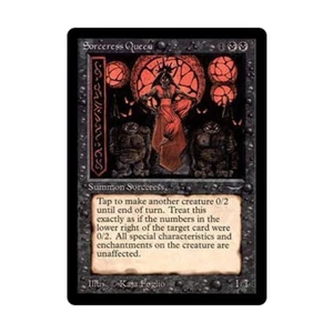 WOTC MtG Arabian Nights Sorceress Queen (U3) VG - Picture 1 of 1