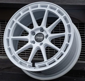 Alloy Wheels 18" Cyclone Jaguar E F I Pace F S X Type XE XF XJ XK 5x108 White - Picture 1 of 6