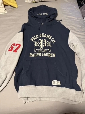 Ralph Lauren Polo Jeans Co Campeones de la Conferencia Nacional de Estados Unidos 1967 Sudadera con Capucha Talla L Foto 1 de 4