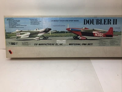 Sig Doubler II Vintage Balsa RC Model Airplane Kit 1/4 Midget & Sport Model ✈️ - Image 1 of 4