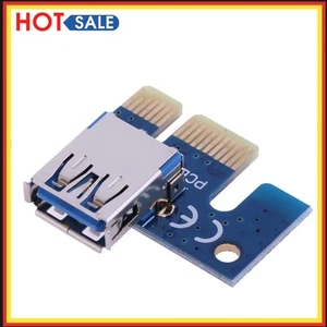 PCI E X1 Adapter PCIe 1X auf USB 3.0 Adapter für PCI Express Riser Mining Miner - Bild 1 von 9