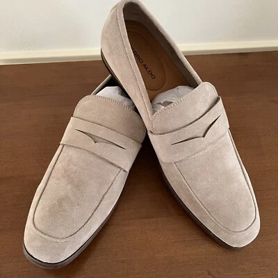 Ferro Aldo DYLAN Men's Loafers Beige Suede Size 13 New - Image 1 of 4