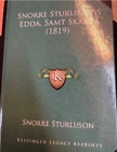 Snorre Sturlesons Edda, velours Skalda (1819)