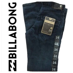 BNWT BILLABONG BOYS STRAIGHT FIT OUTSIDER DENIM STRETCH JEANS (14) RRP $89.99 - Picture 1 of 11