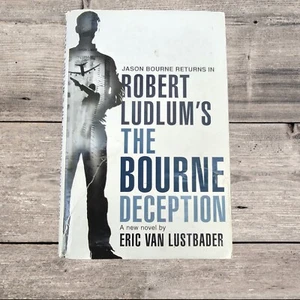 Robert Ludlum's The Bourne Deception by Eric Van Lustbader Large Hardcover Book - Picture 1 of 2