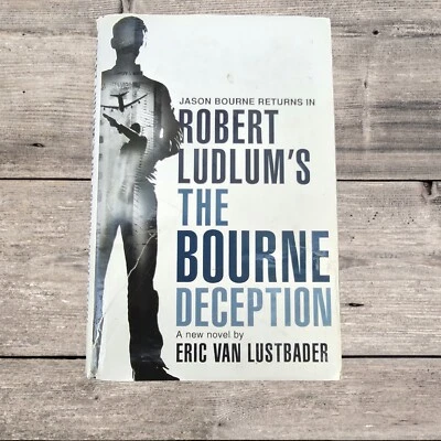 Robert Ludlum's The Bourne Deception by Eric Van Lustbader Large Hardcover Book - Image 1 of 2