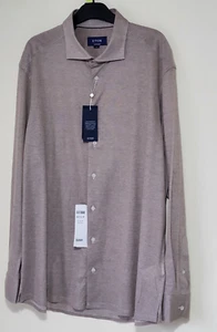 ETON Contemporary 3XL Long Sleeved Shirt Men's 100% Cotton Knit Pique BNWT - Picture 1 of 9