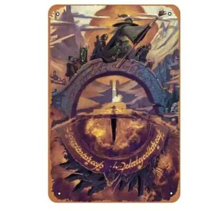 One Ring to Rule Them All 12 x 8 inch Metal Sign Retro - Picture 1 of 3