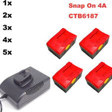 Snap On Battery 18V 4A Battery CTB6187 CTB6185 CTB4187 CTB4185 Charger CTC620 US