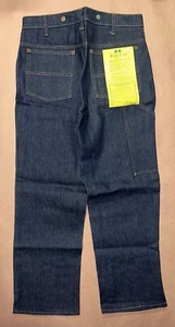 Vintage 1980’s Pedee Jeans, Orgeon Usa, Deadstock NWT, Raw Denim, Size 34x30 - Picture 1 of 3