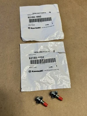 1994-2002 Kawasaki Kx 125 250 Oem Seat Mounting Bolts 1988-2004 Kx 500 6x20 - Image 1 of 3
