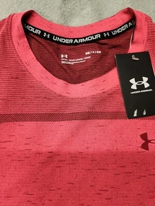 Under Armour Men's Size Small Fitted Seamless Nylon Polyester T-Shirt - Picture 1 of 9