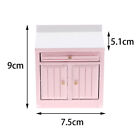 1:12 Dollhouse Miniature Corner Cabinet Wash Basin Cooking Banc Accessoires _Wf